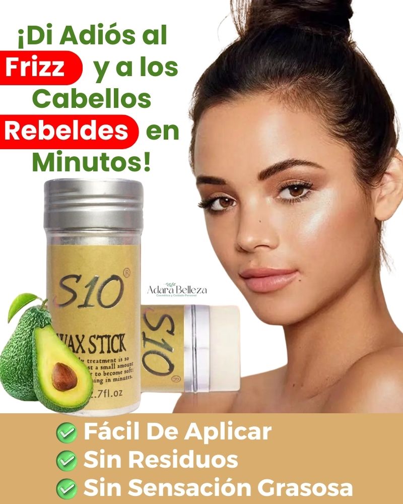 Cera en barra para el cabello con miel de abejas anti frizz