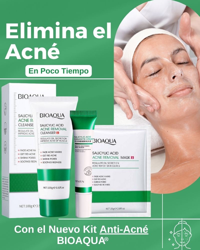 Kit Antiacné Bioaqua Limpieza Profunda