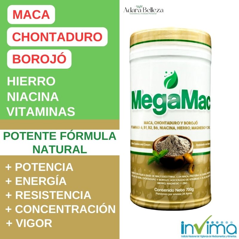 Mega Mac - Potencia Energía Resistencia y Vigor