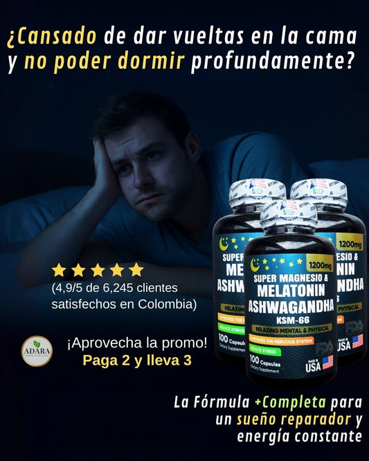 Super Magnesio Ashwagandha Melatonina