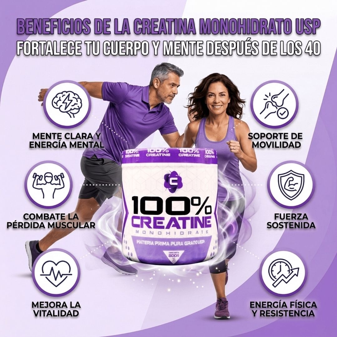 Creatina 100%Pura Monohidratada