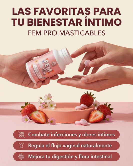 FEM Pro - Probióticos Masticables