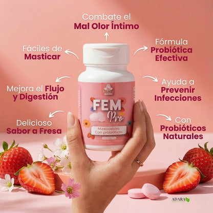 FEM Pro - Probióticos Masticables