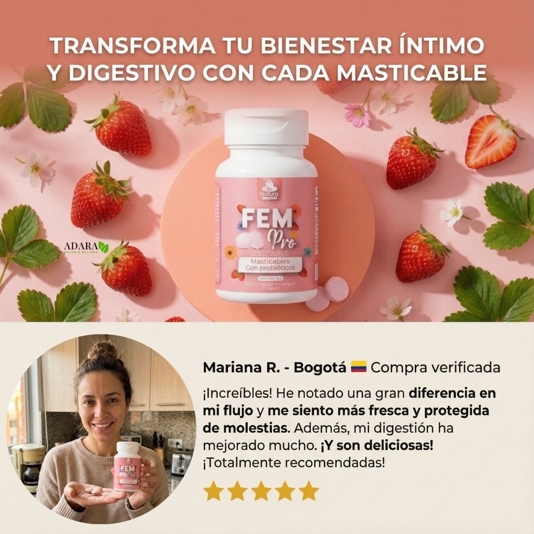 FEM Pro - Probióticos Masticables