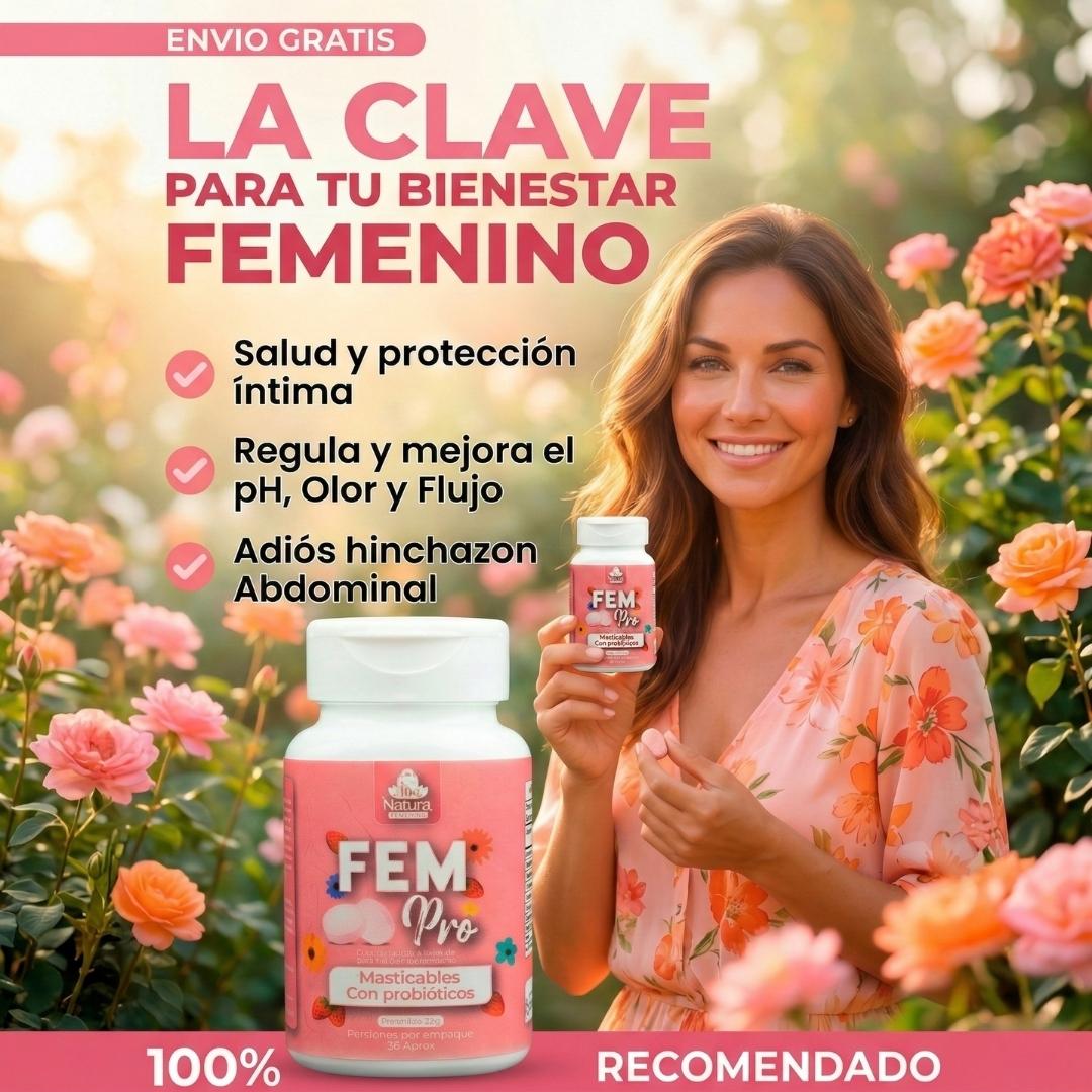FEM Pro - Probióticos Masticables