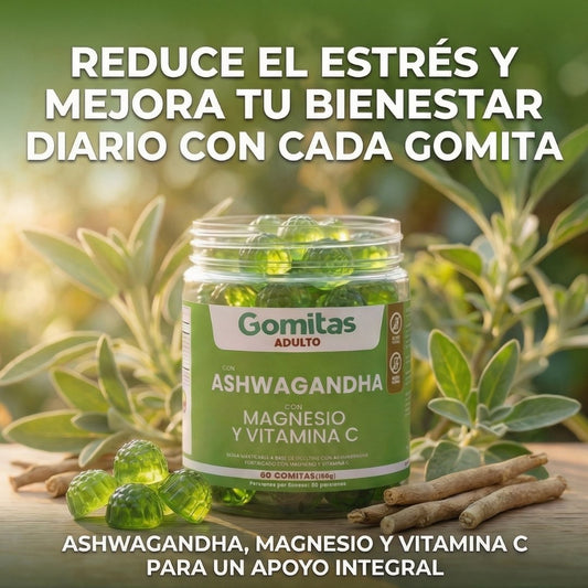 Gomitas Ashwagandha + Magnesio & Vitamina C
