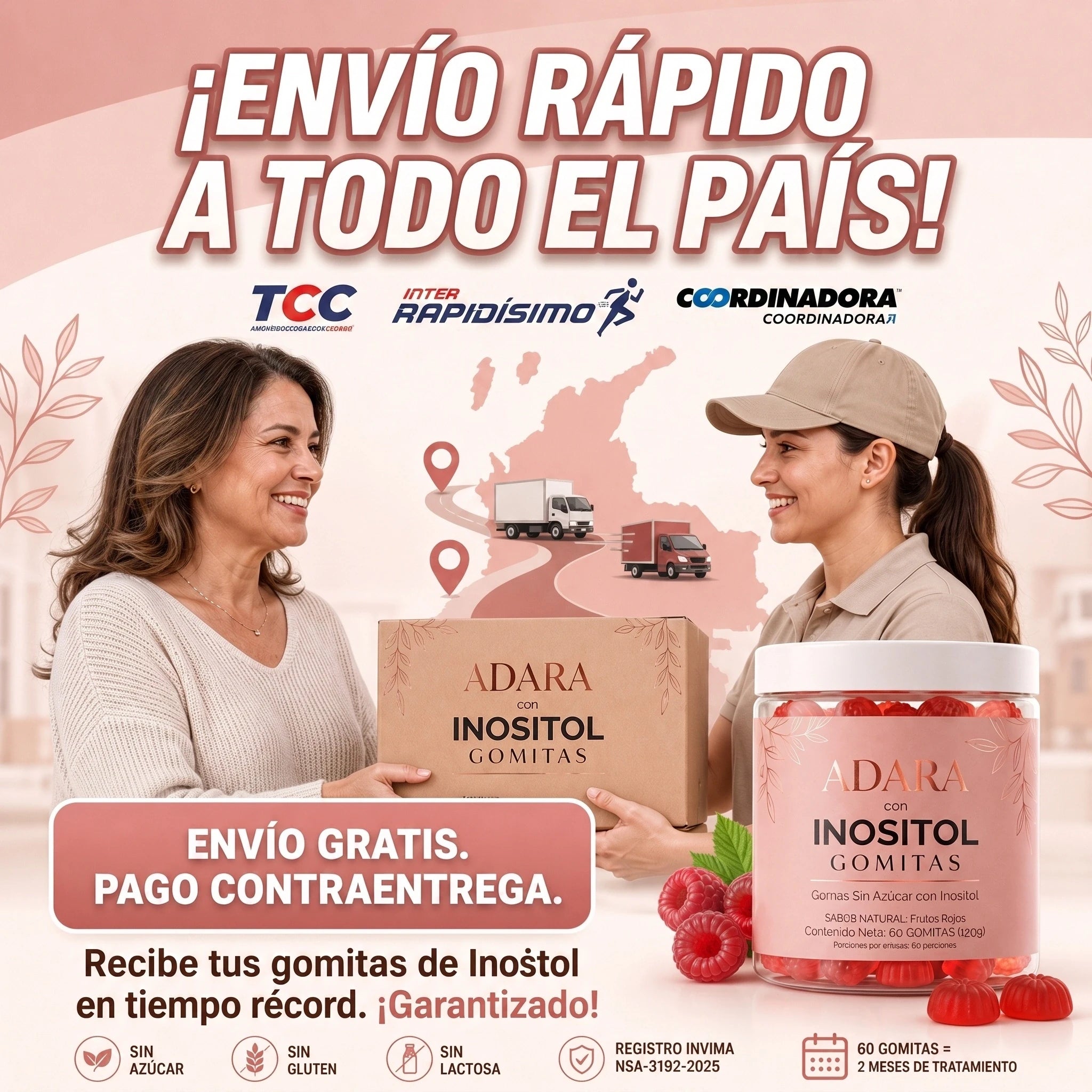 Gomitas de Inositol Adara
