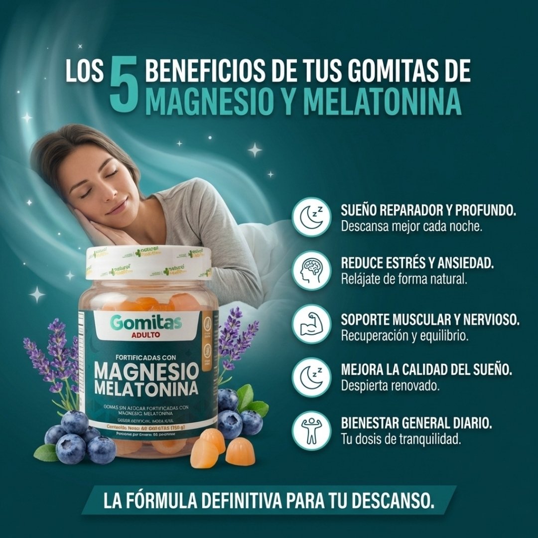 Gomitas Magnesio Melatonina