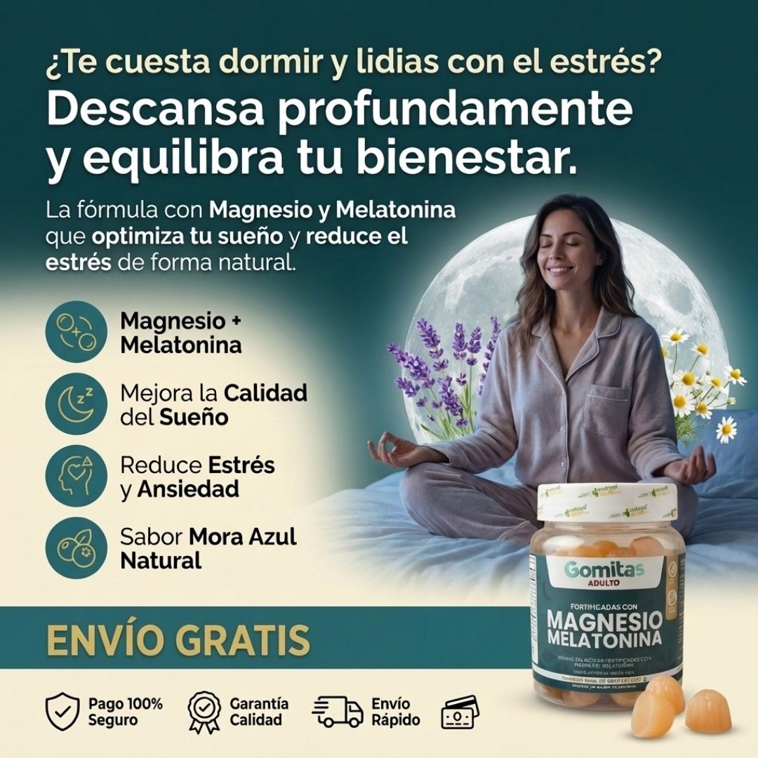 Gomitas Magnesio Melatonina