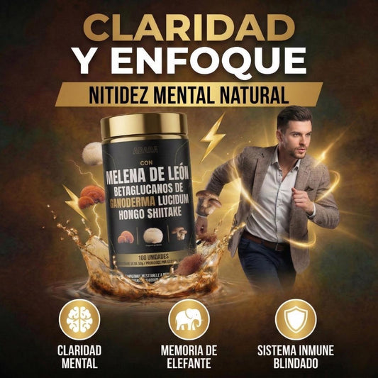 Melena de León + Ganoderma + Shiitake