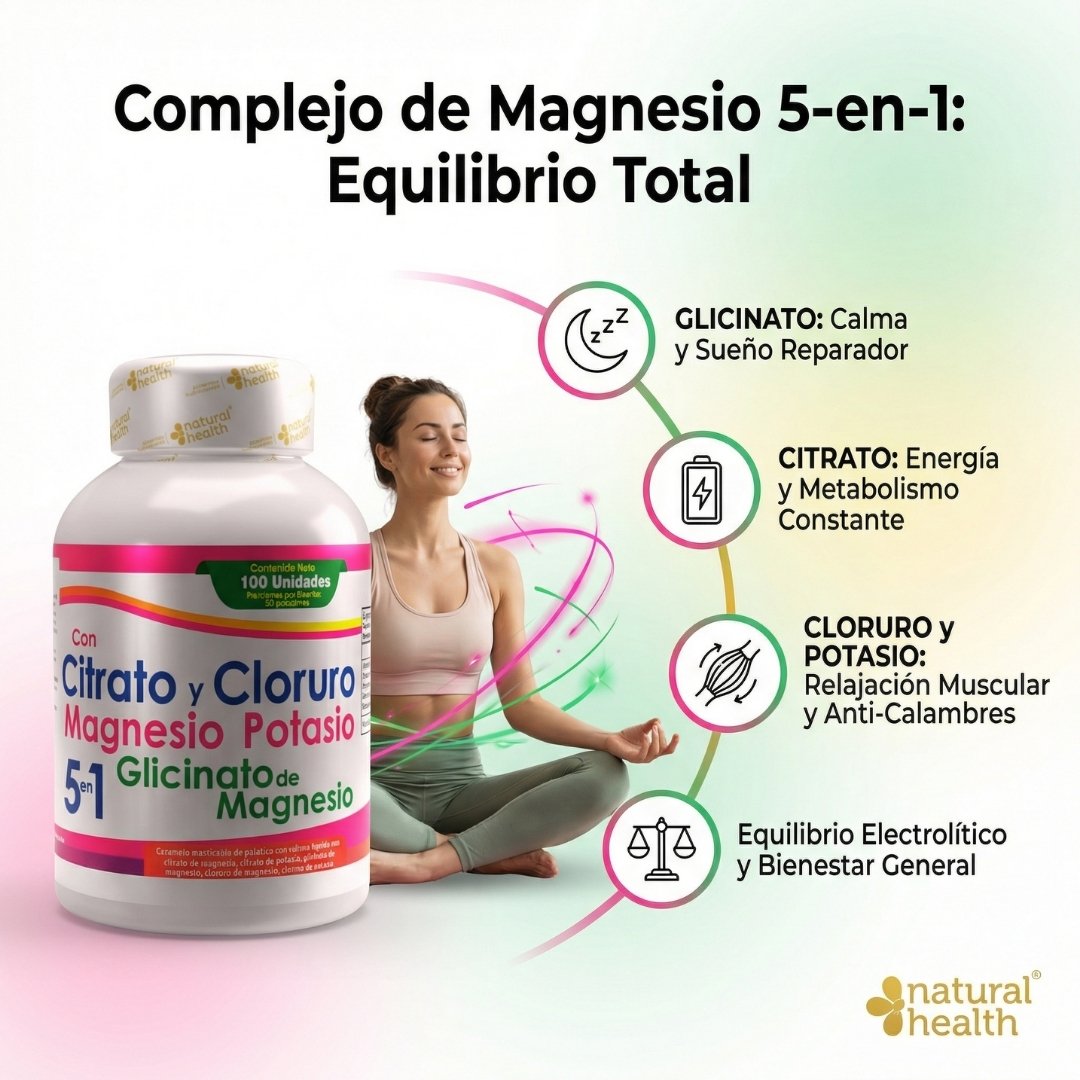 Magnesio y Potasio 5 en 1
