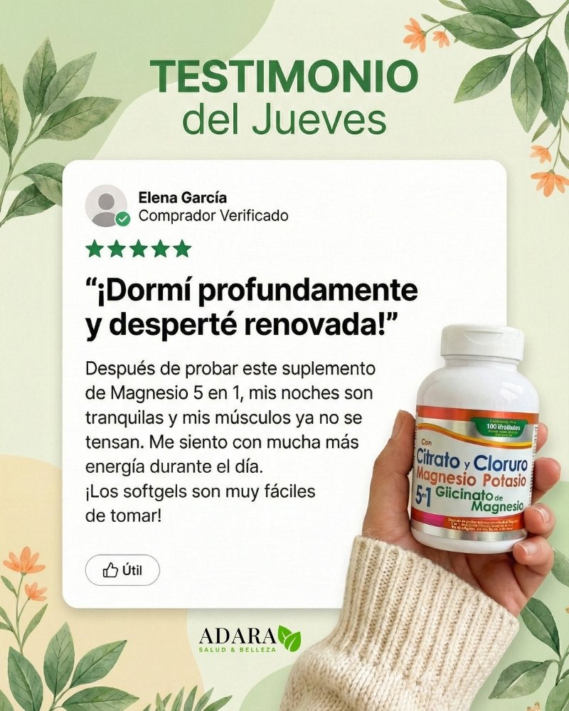 Magnesio y Potasio 5 en 1