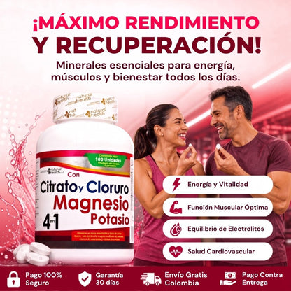 Magnesio y Potasio 4 en 1