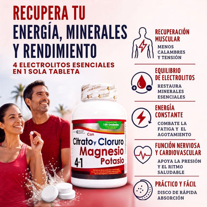 Magnesio y Potasio 4 en 1