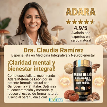 Melena de León + Ganoderma + Shiitake