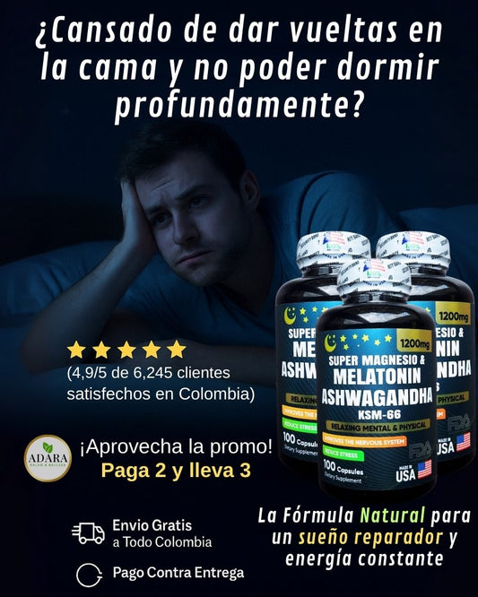 Super Magnesio Ashwagandha Melatonina