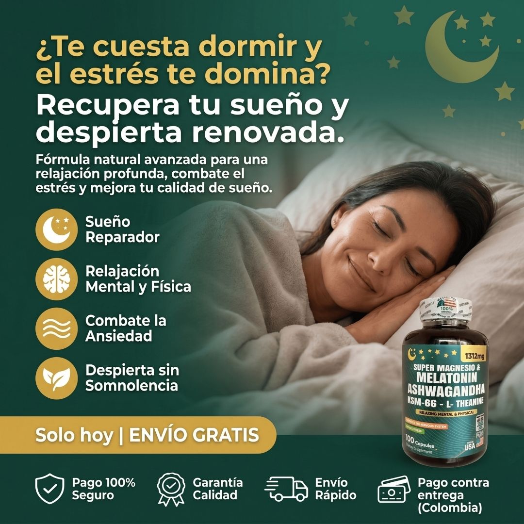 Super Magnesio Ashwagandha Melatonina