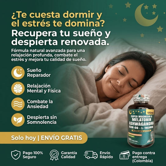 Super Magnesio Ashwagandha Melatonina