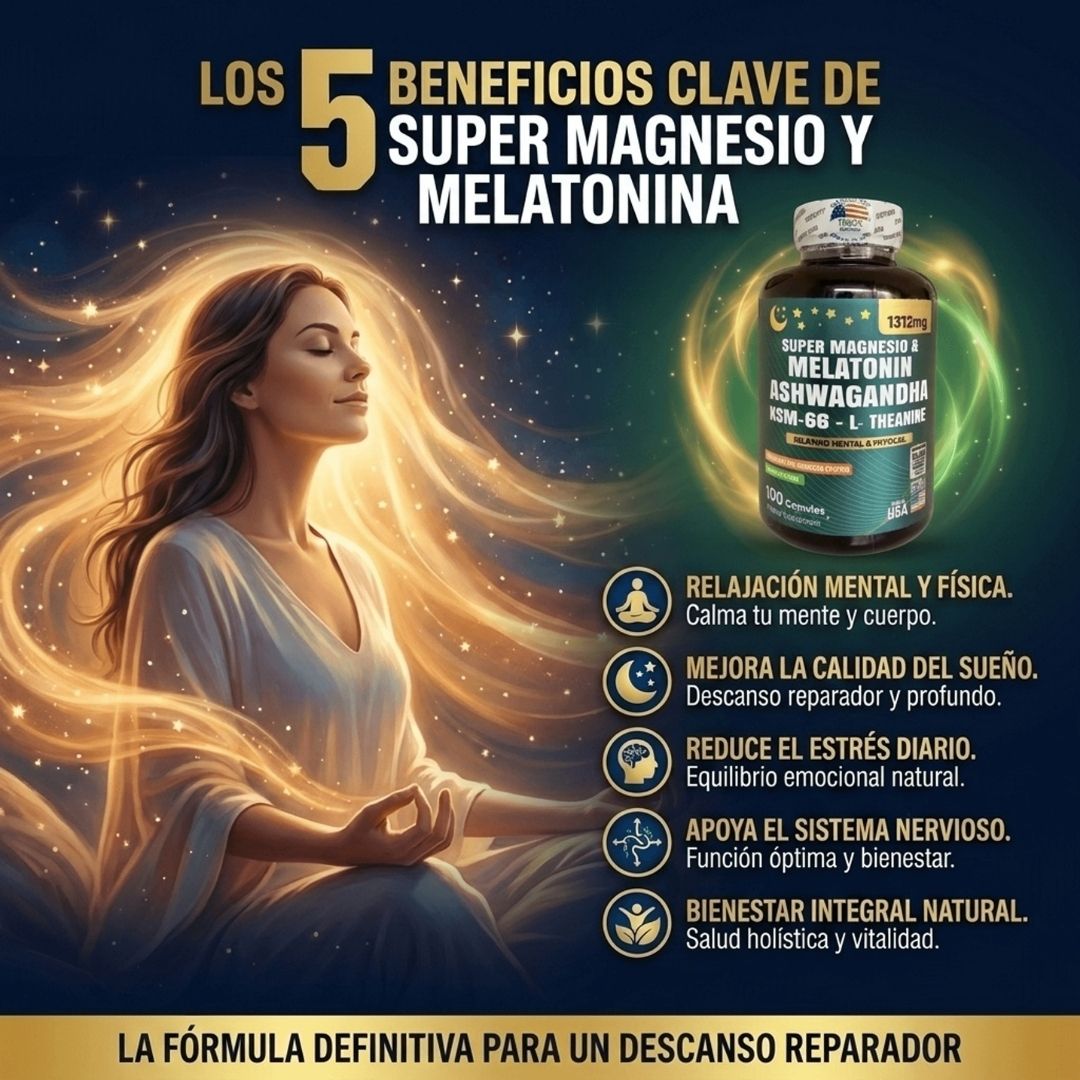 Super Magnesio Ashwagandha Melatonina