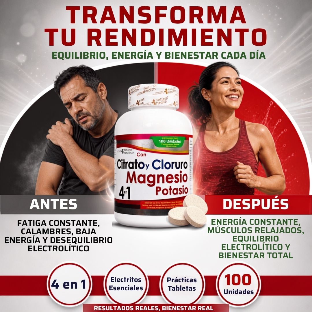 Magnesio y Potasio 4 en 1